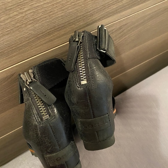 Sorel wedge sandals-WORN ONCE - Picture 5 of 6